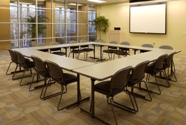 Conference Center Hollow Square Setup