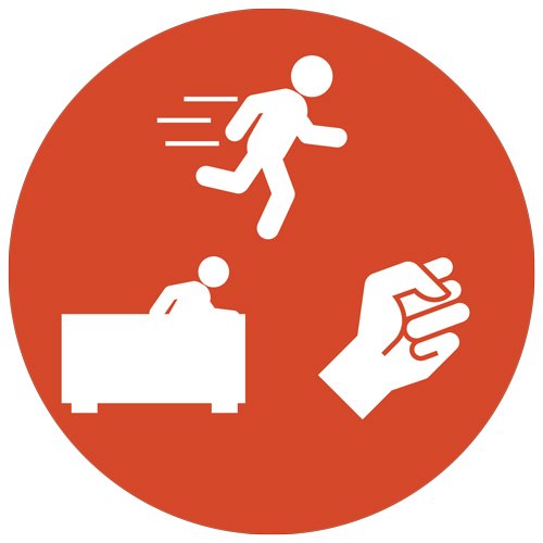 Orange Safety Icon