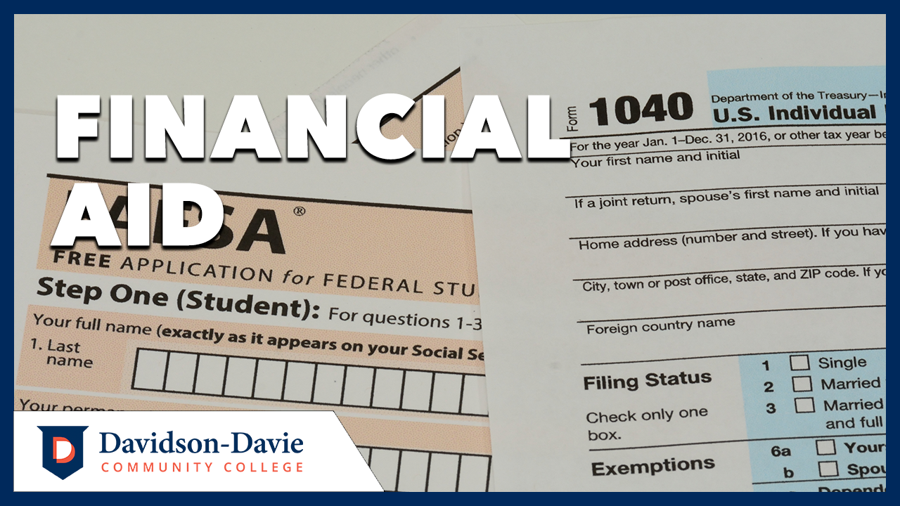 Text reads: "Financial Aid"