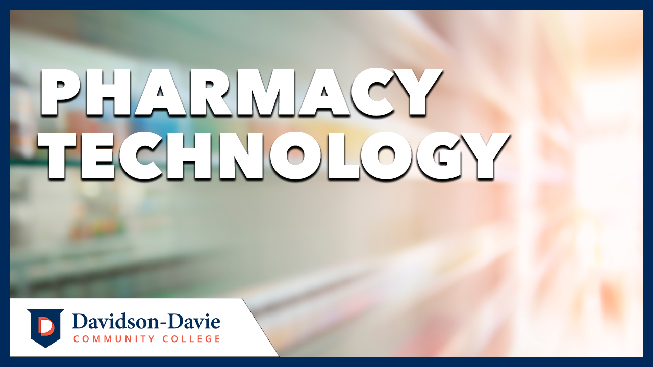 Text reads: "Pharmacy Technology"