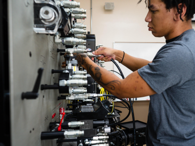 Industrial Systems Technology Student