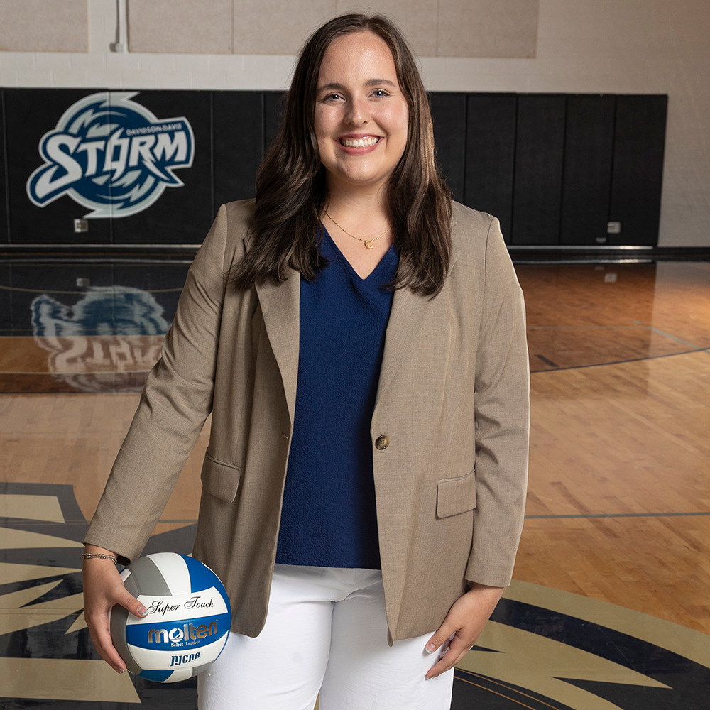 2025 Storm volleyball coach Emma Carter.