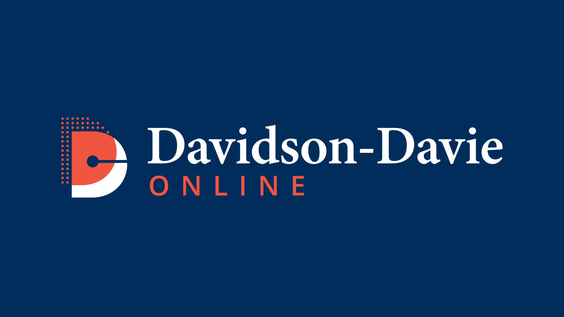 Davidson-Davie Online logo.